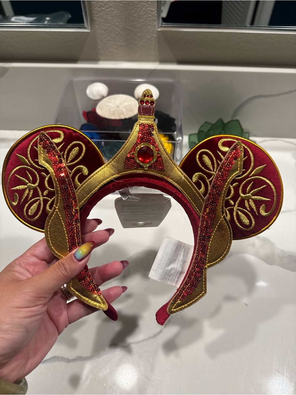 Star Wars Red & Gold 25th Episode I Headband